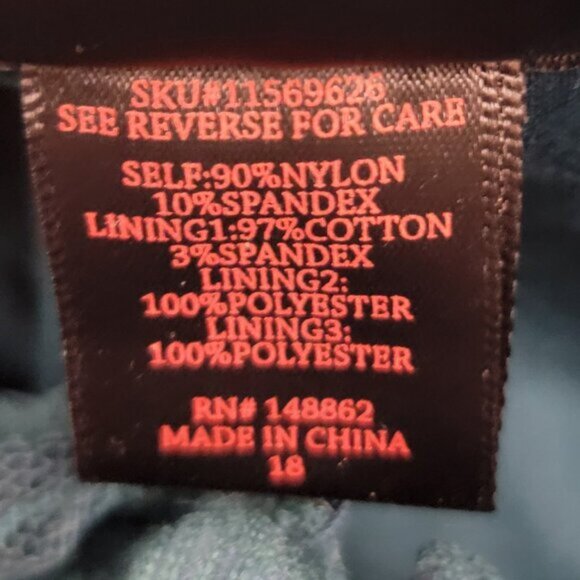 TORRID Retro Chic Teal Lace Midi Dress Womens PLUS 18 Pin Up Rockabilly - Picture 10 of 16